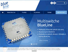 Tablet Screenshot of blue-line-satellite.com